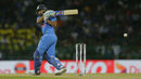 Raina backs away and loses his stumps