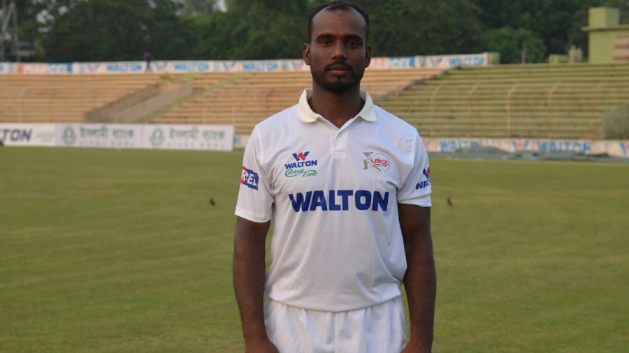 Salauddin Sakil during his Central Zone debut Salauddin Sakil during his Central Zone debut