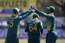 Tahir's muted celebration