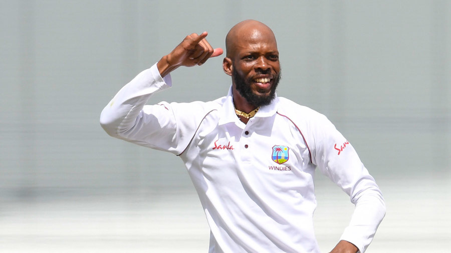 Roston Chase's 8 for 60 in Bridgetown against England were his career-best bowling figures Roston Chase's 8 for 60 in Bridgetown against England were his career-best bowling figures