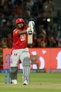 Sarfaraz Khan looks to play one over the wicketkeeper, Rajasthan Royals v Kings XI Punjab, IPL 2019, Jaipur, March 25, 2019
