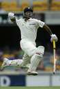 Sourav Ganguly celebrates his hundred, Australia v India, first Test, Brisbane, December 2004
