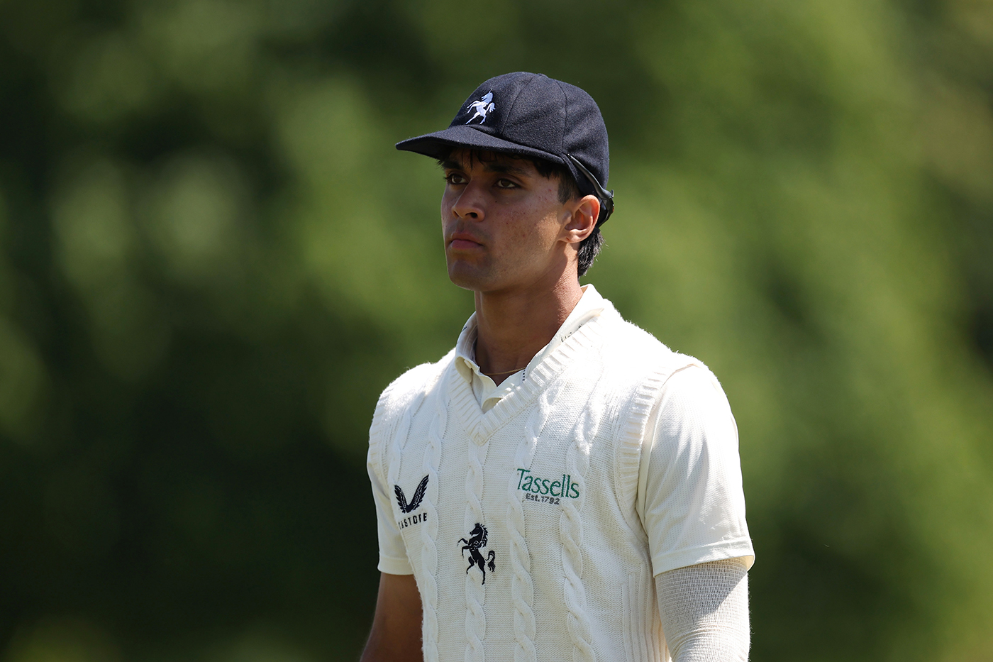 Ekansh Singh hundred steadies England U19s on rain-shortened day