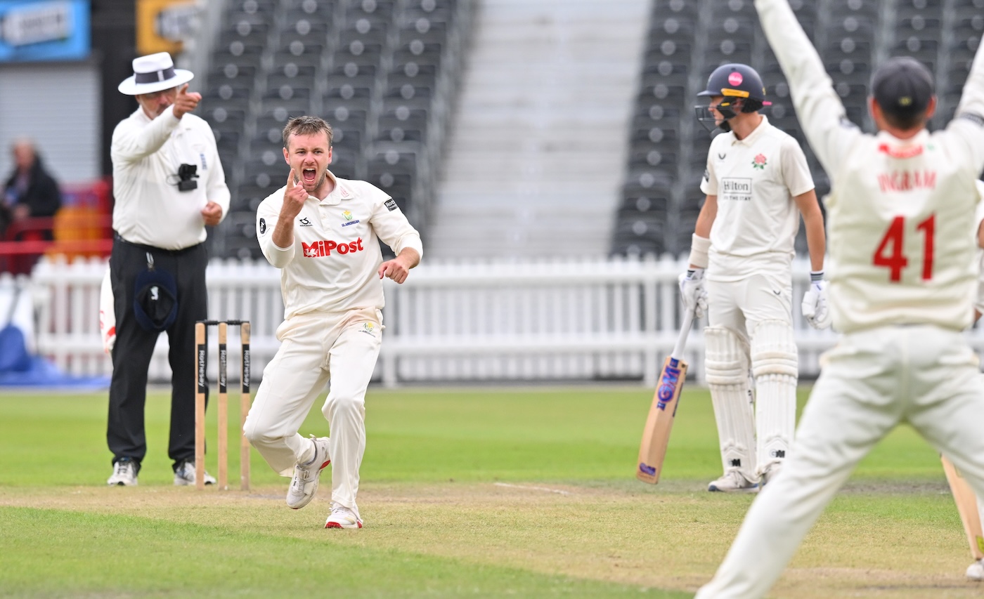 Mason Crane's six turn the tables on Lancashire