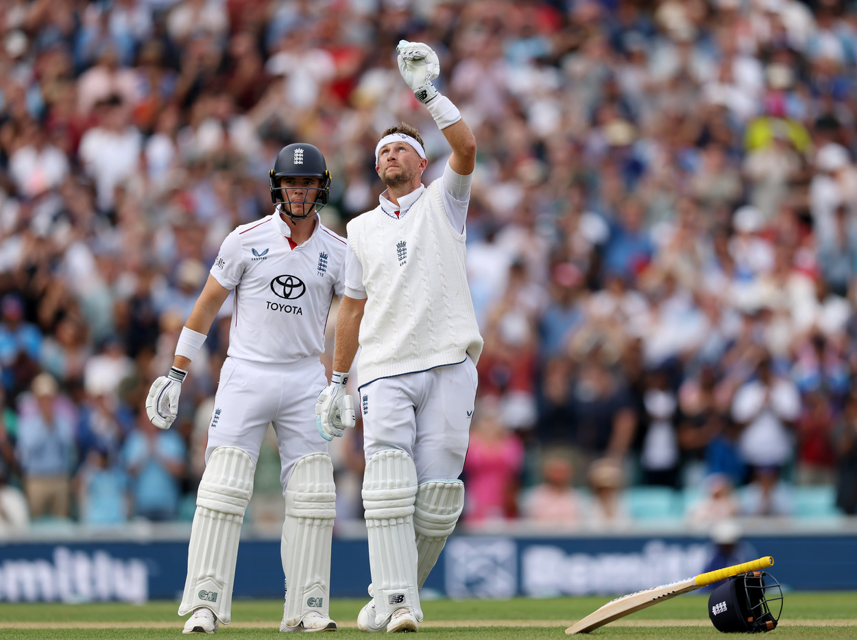 India claw back after Brook, Root tons to set up thrilling finish