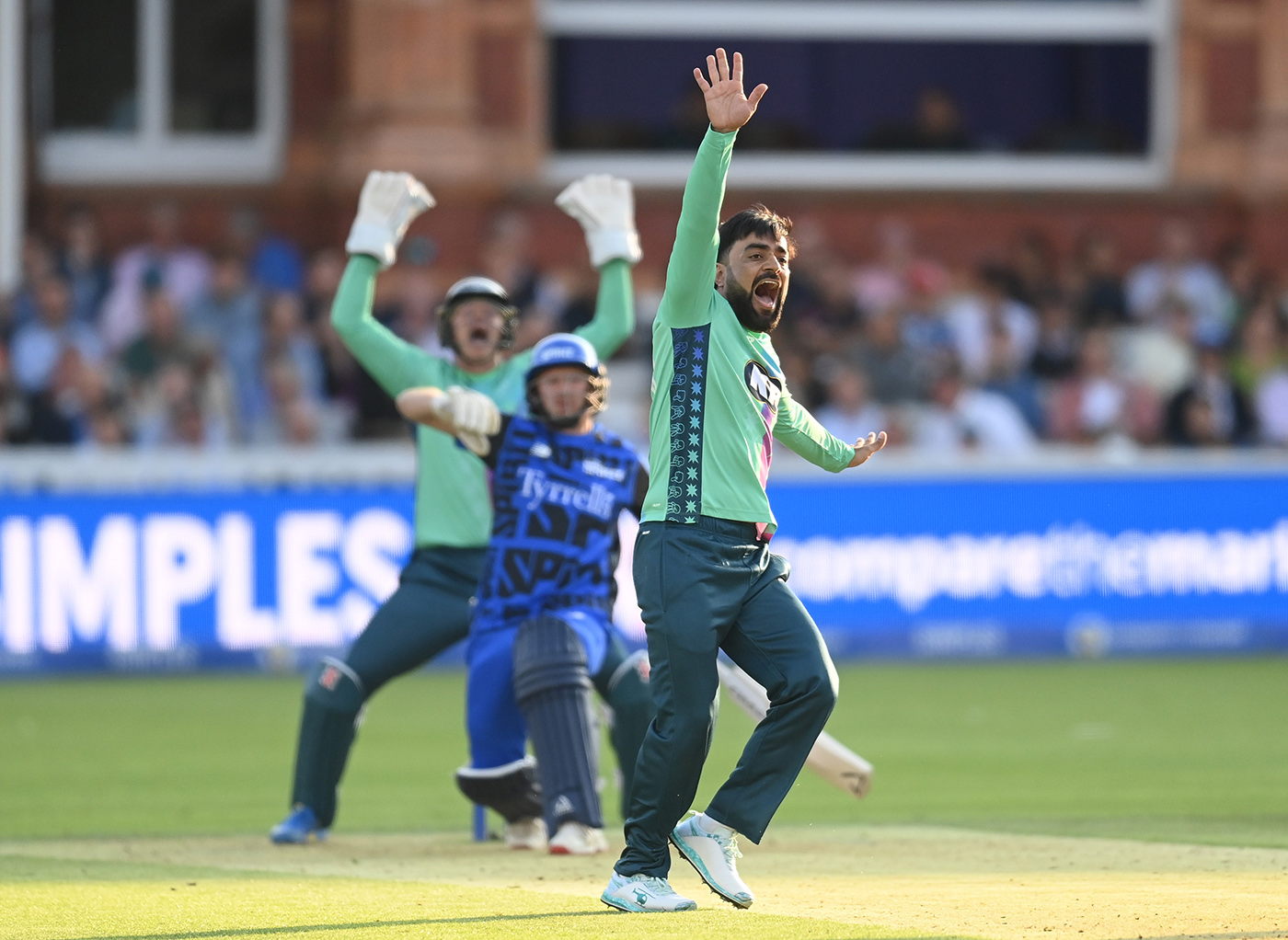 Rashid Khan, Sam Curran hobble London Spirit for 80