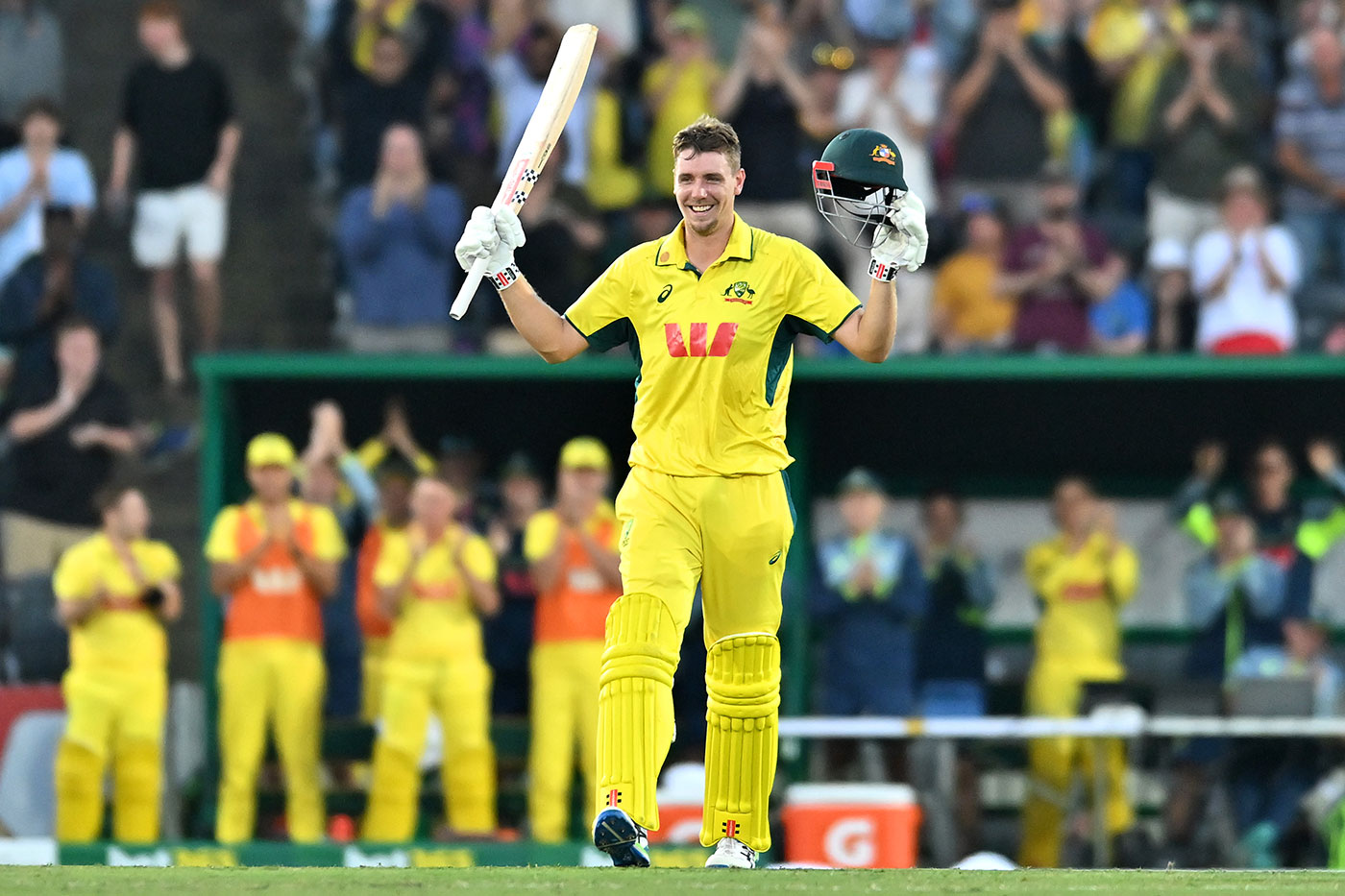 Green, Head and Marsh flay centuries as Australia put on a show
