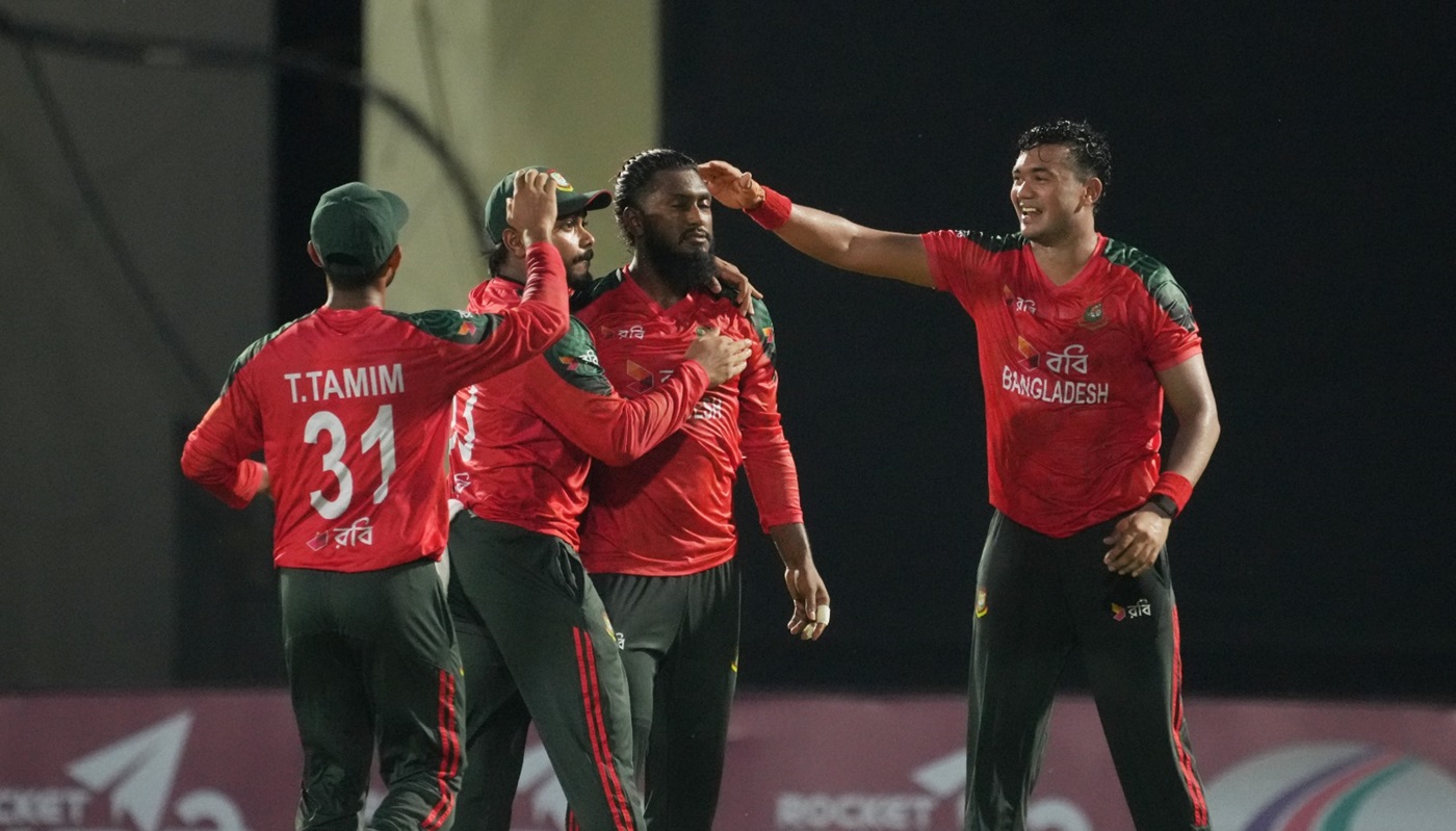 Taskin, Saif and Litton put Bangladesh 1-0 up