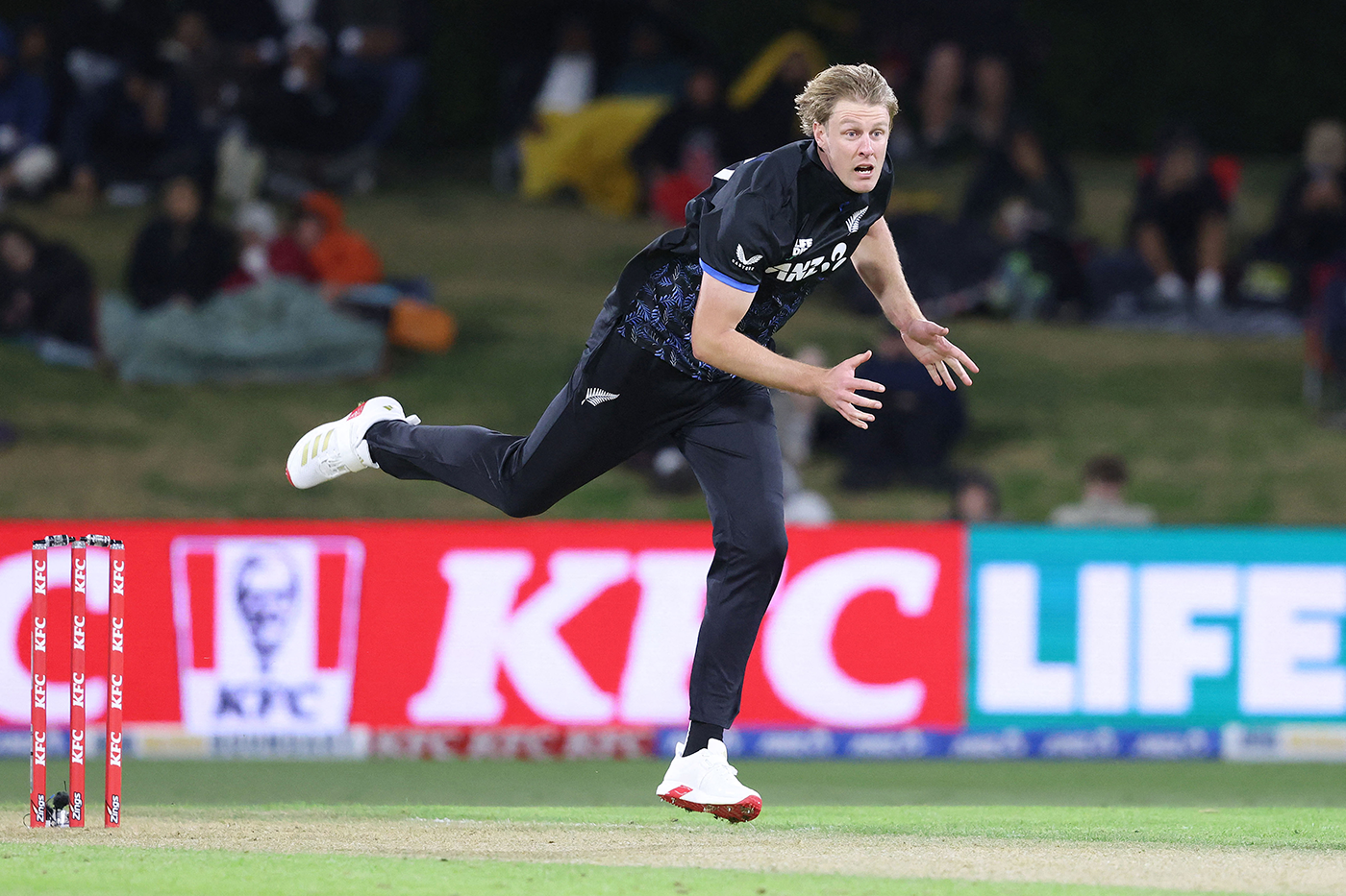 Kyle Jamieson out of ODIs against England with side stiffness