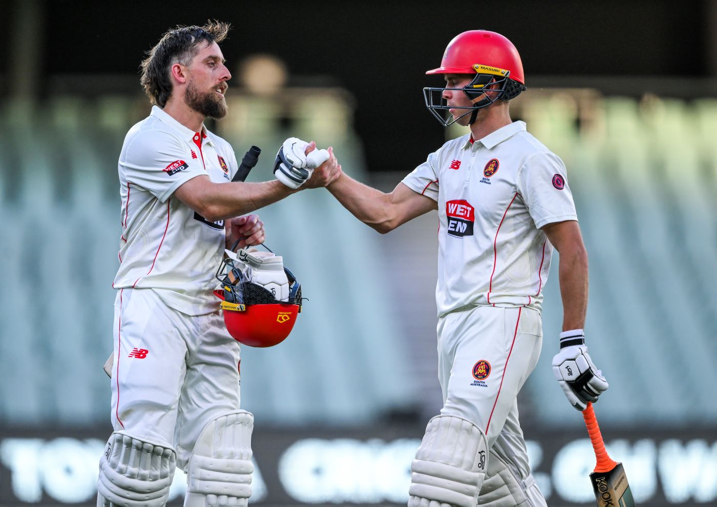 Hunt, Lehmann centuries hand South Australia control over Victoria