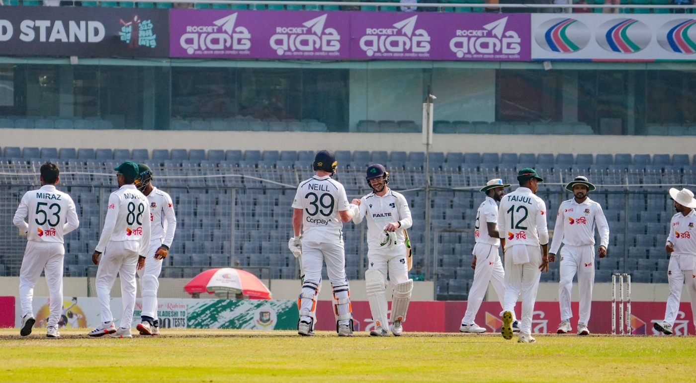 Campher resists with half-century; Bangladesh two wickets away from win