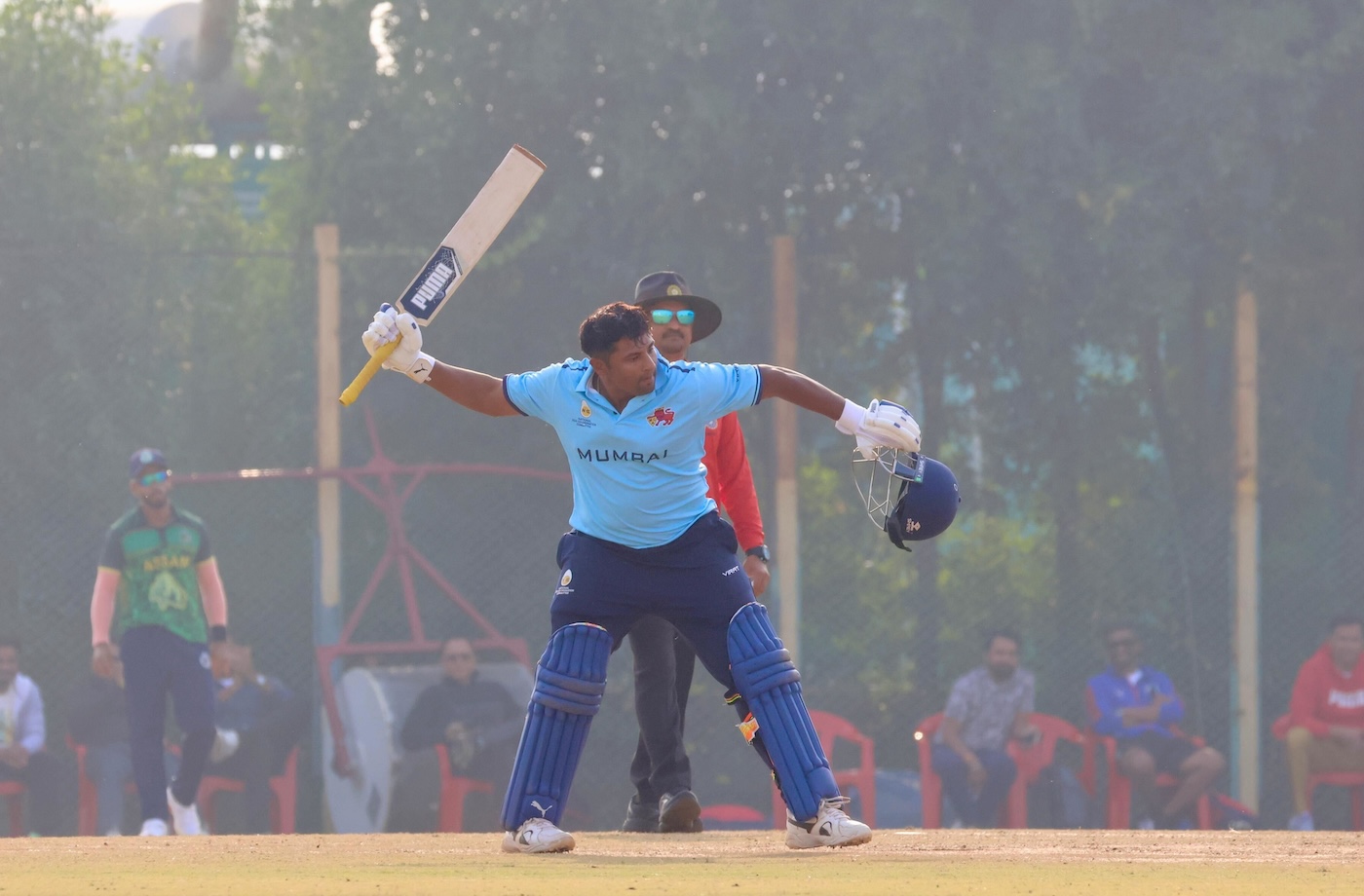 Sarfaraz Khan smashes fastest List A half-century by an Indian