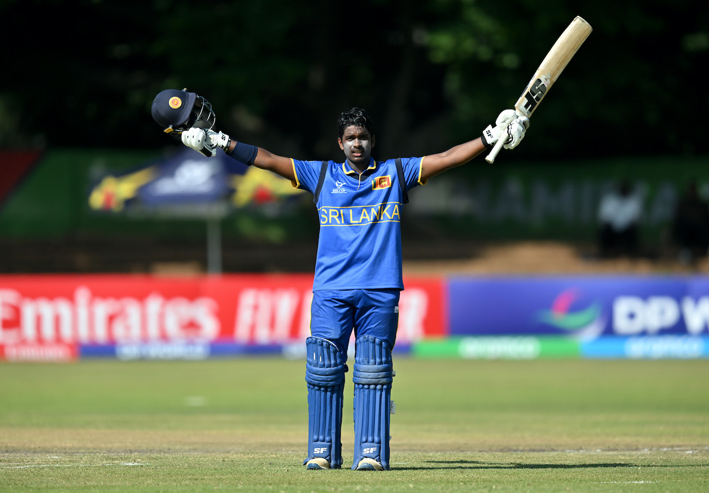 Chamuditha's 110, Akash four-for keep Sri Lanka's hopes alive in Super Six