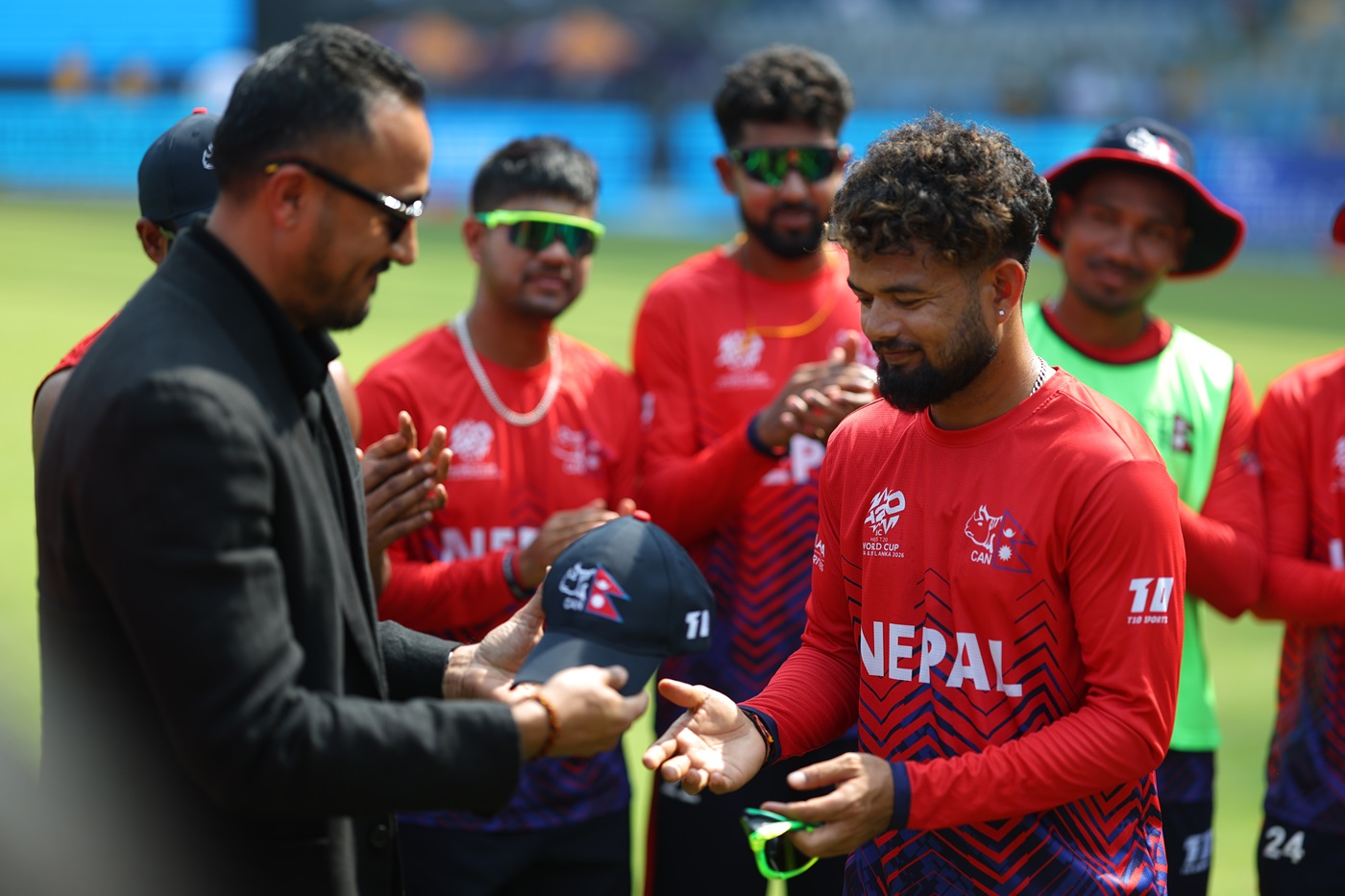 England bat; Nepal hand debut to Sher Malla