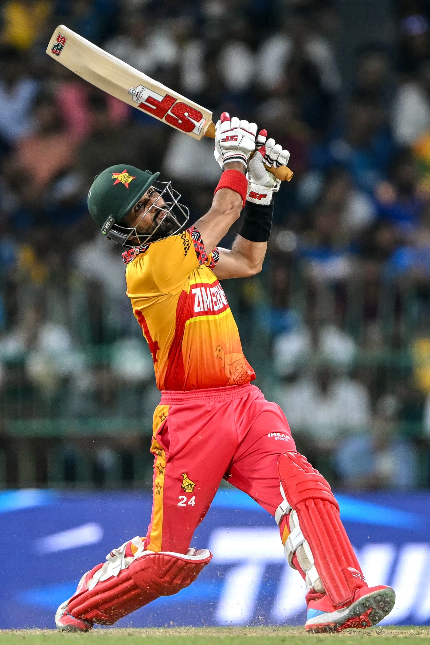 Zimbabwe stun Sri Lanka to enter Super Eight unbeaten