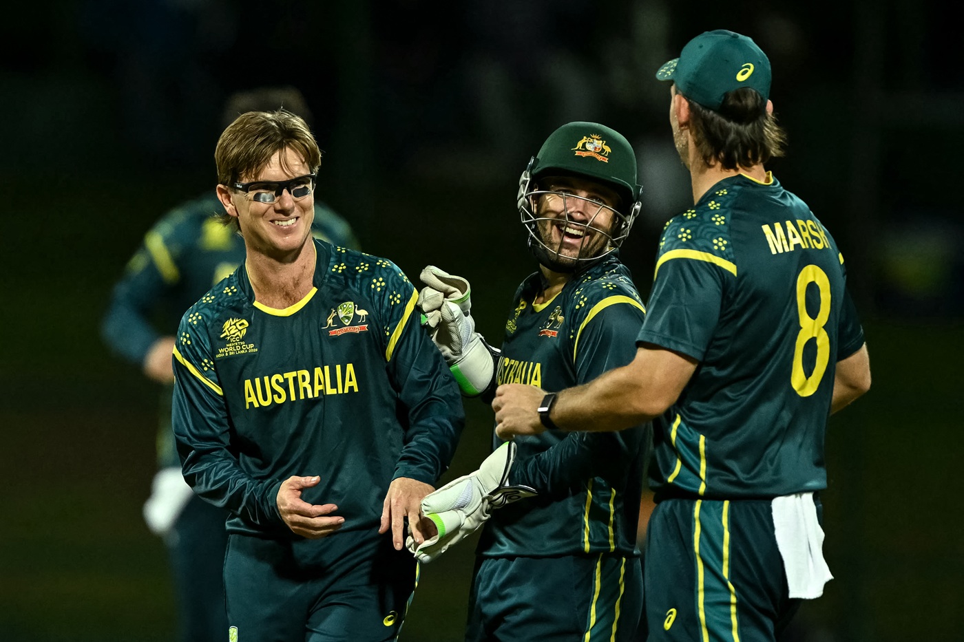Zampa four-for, Marsh 64* take Australia to big consolation win against Oman