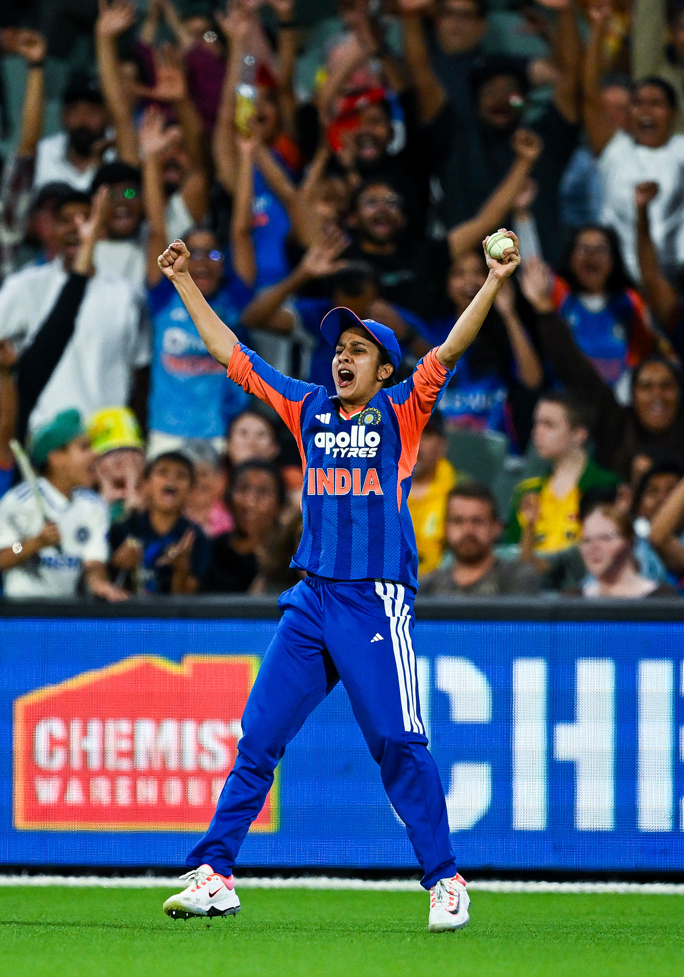 Mandhana, Rodrigues and Patil script famous India series win