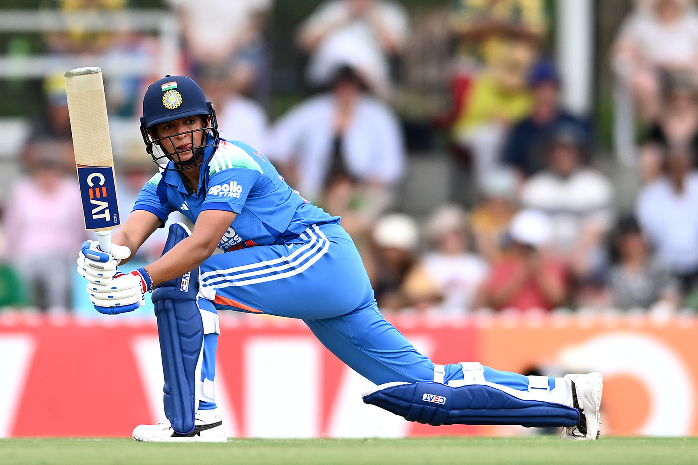 Harmanpreet stays off the field after picking up knee injury