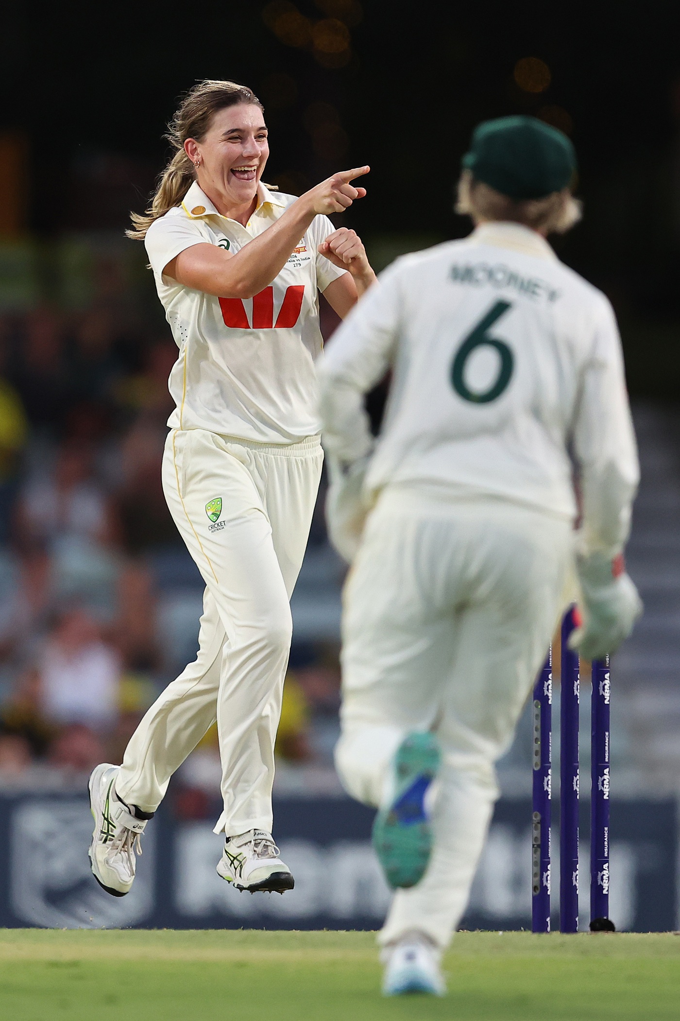 India hit back but Sutherland, Hamilton impress to give Australia the edge