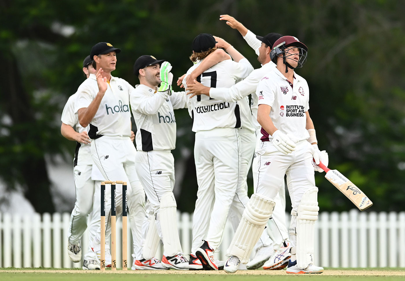 Labuschagne takes four but Queensland crash towards defeat