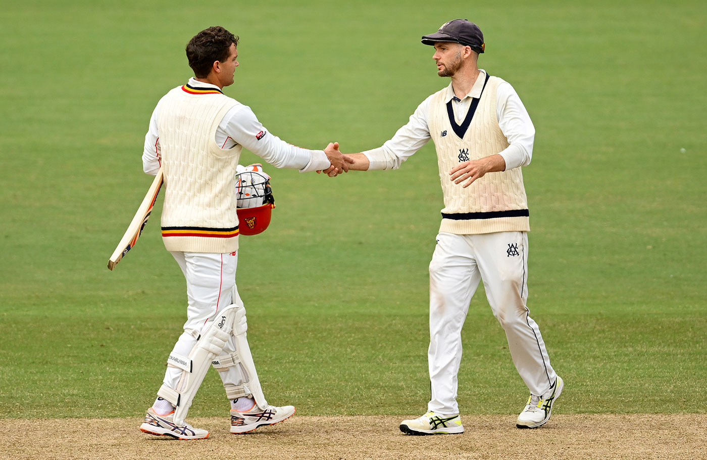 Victoria, South Australia shake on a draw ahead of real contest next week