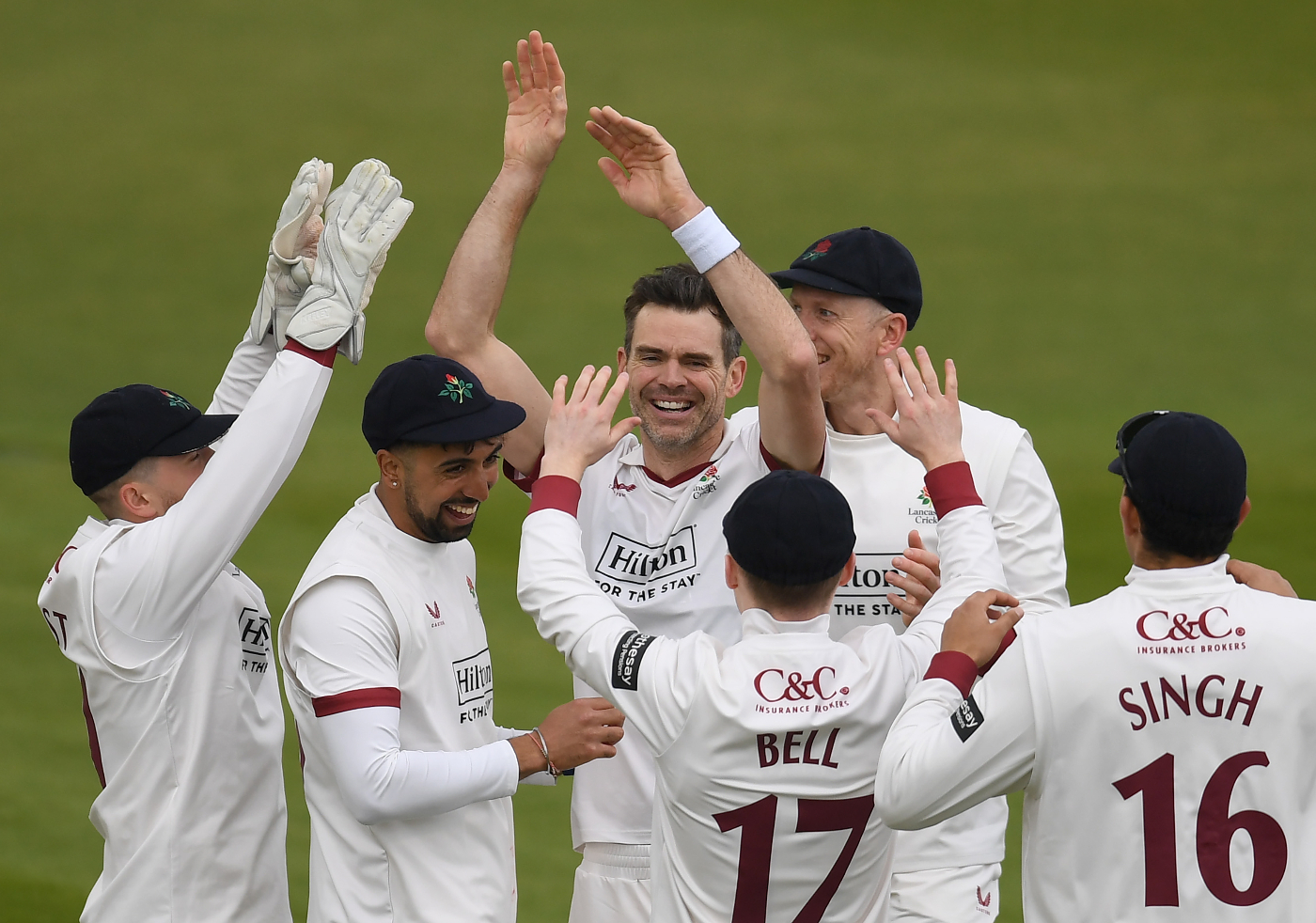 Evergreen Anderson takes five to leave Northants on the ropes Evergreen Anderson takes five to leave Northants on the ropes