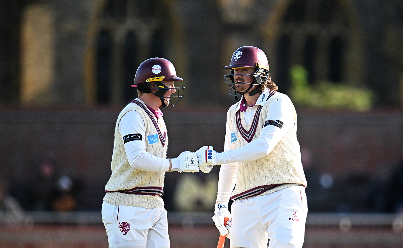 Rew ton, Kohler-Cadmore 94* fortify Somerset after Ogborne burst