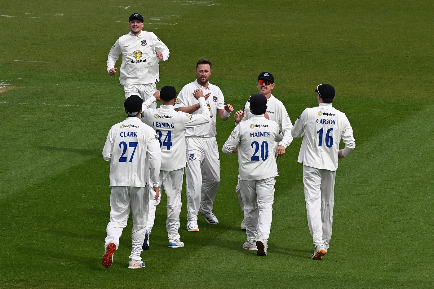 Sussex beat Leicestershire and the rain for third win of the season