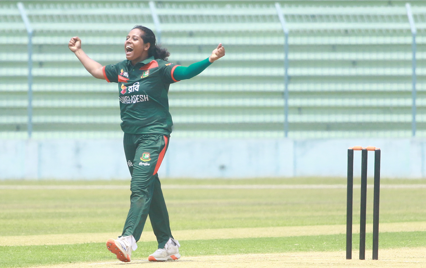 Moni shines as Bangladesh restricts Scotland in ongoing match