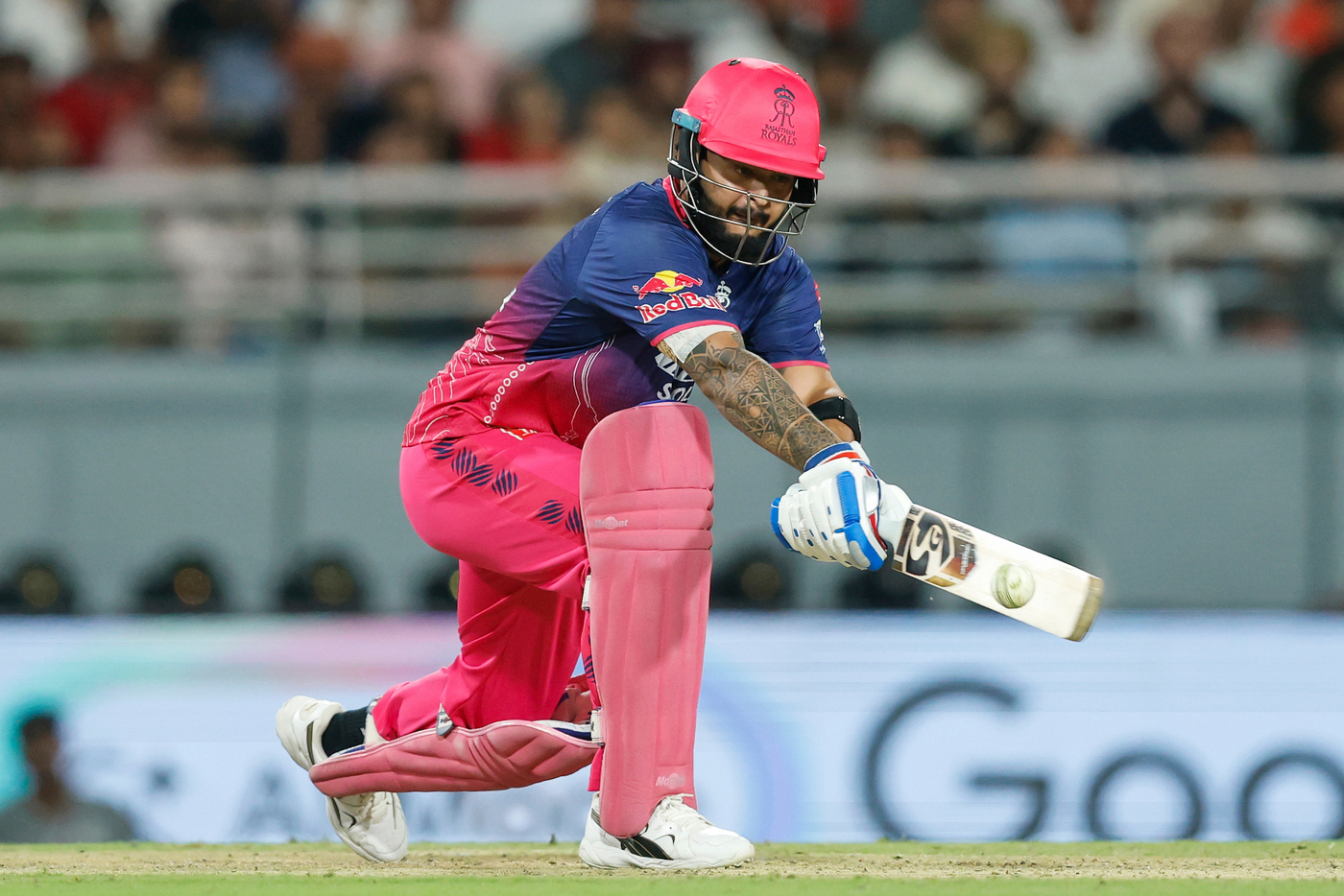 Parag penalised after being caught vaping during PBKS vs RR match