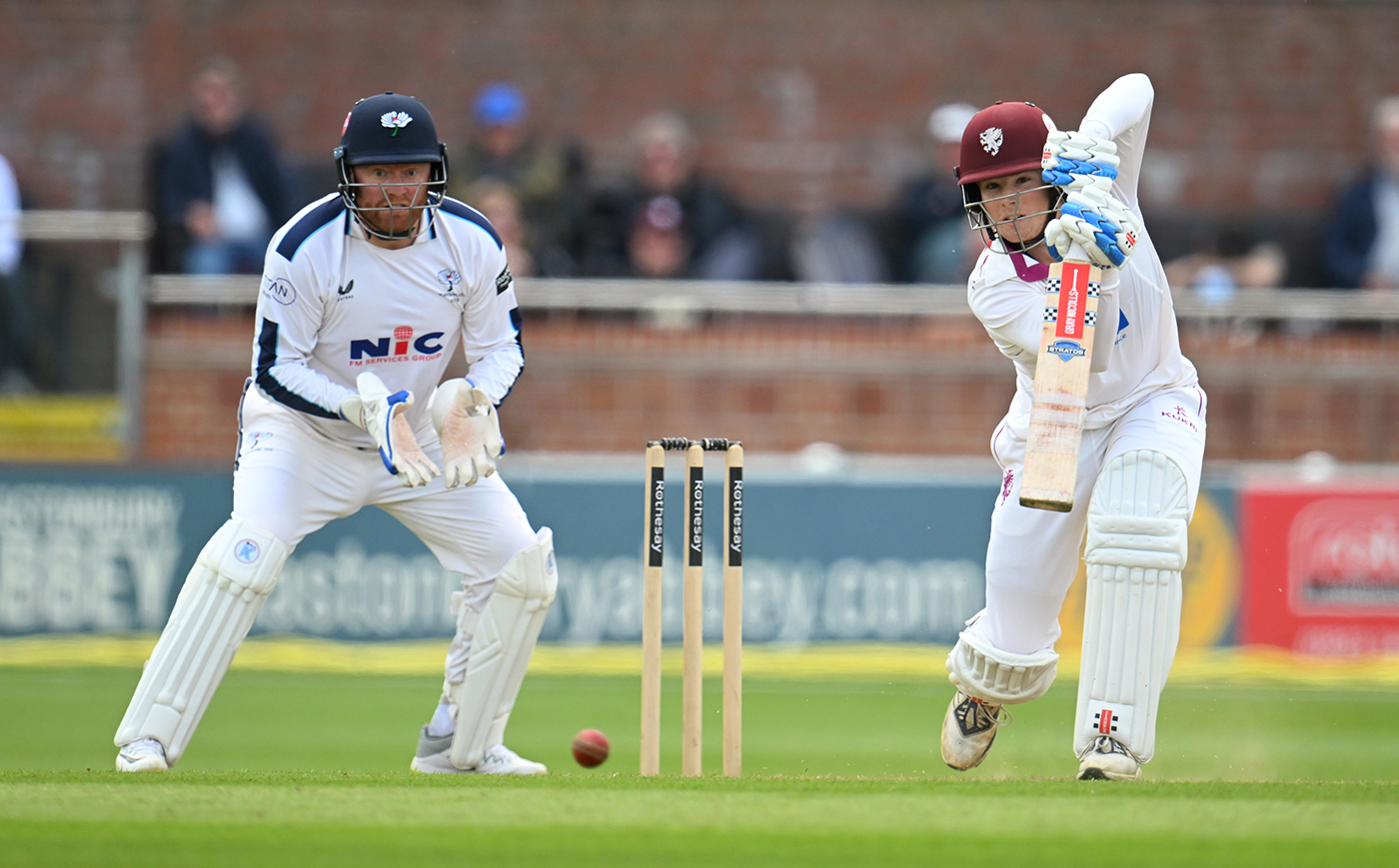 Thomas Rew Scores Maiden Century as Somerset Gains Advantage