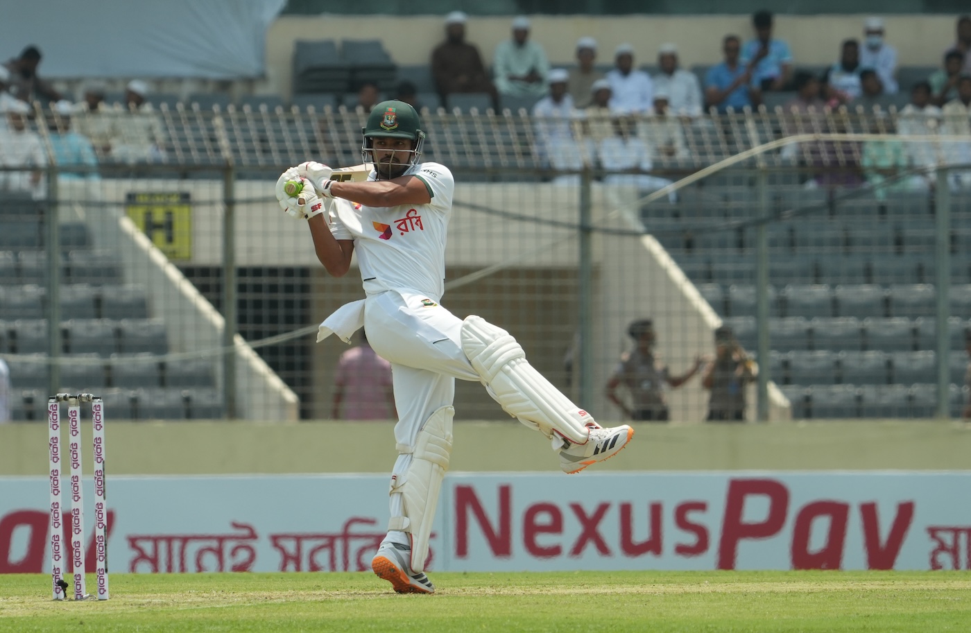 Shanto and Mominul take Bangladesh past 100 after early losses