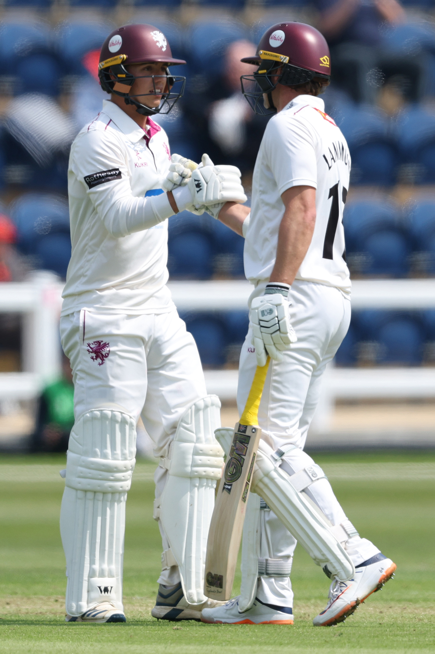 Abell, Thomas fifties shore up Somerset against buoyant Glamorgan