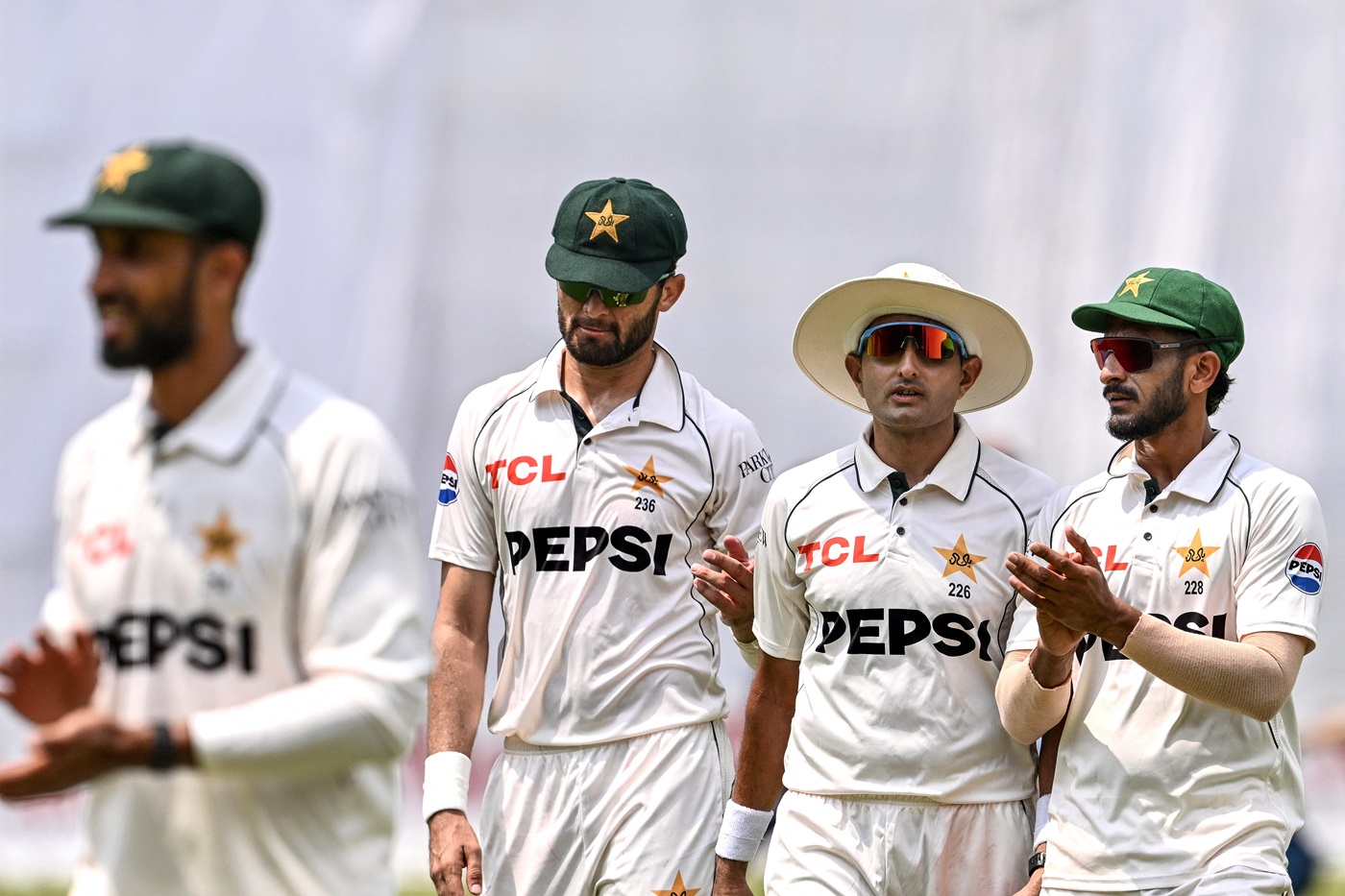 Debutant Awais leads Pakistan's strong reply after Abbas five-for