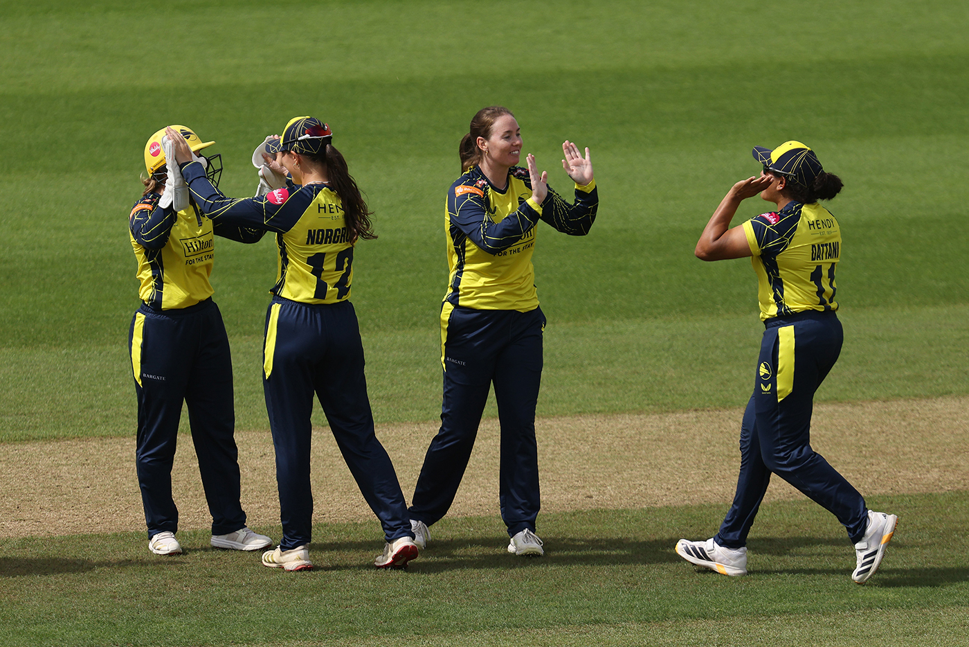 Harman helps Hampshire rescue tie after Wellington ties down Surrey