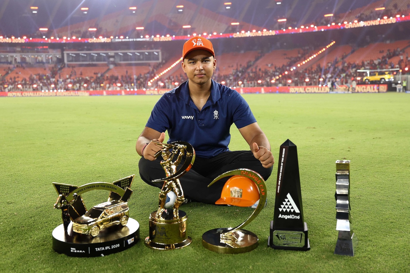 Sooryavanshi wins Orange Cap, MVP and Emerging Player...