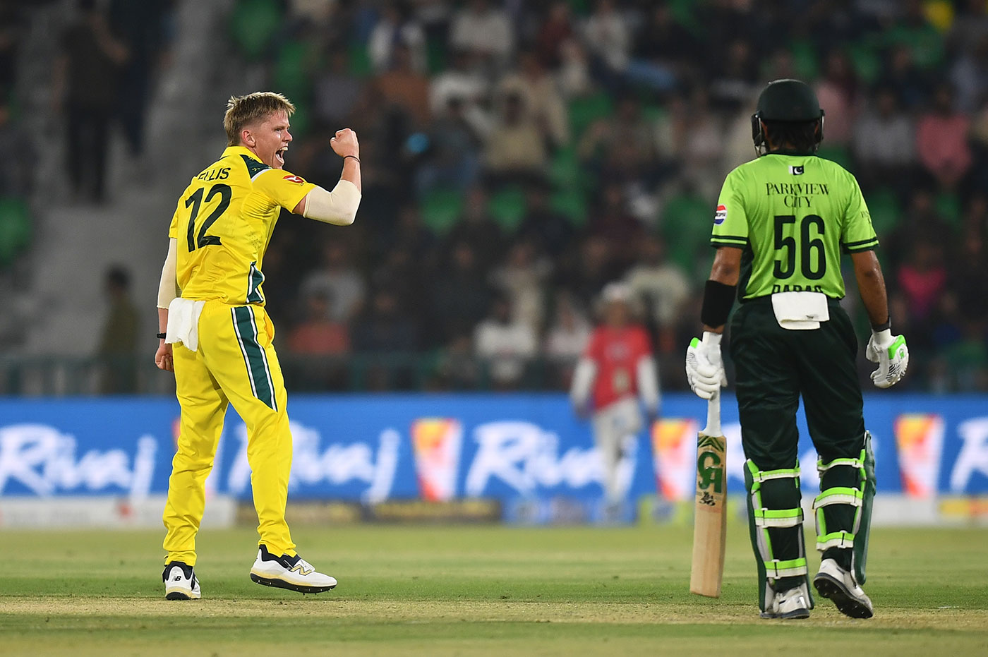 Ellis, Short share seven wickets as Australia dig deep to level series