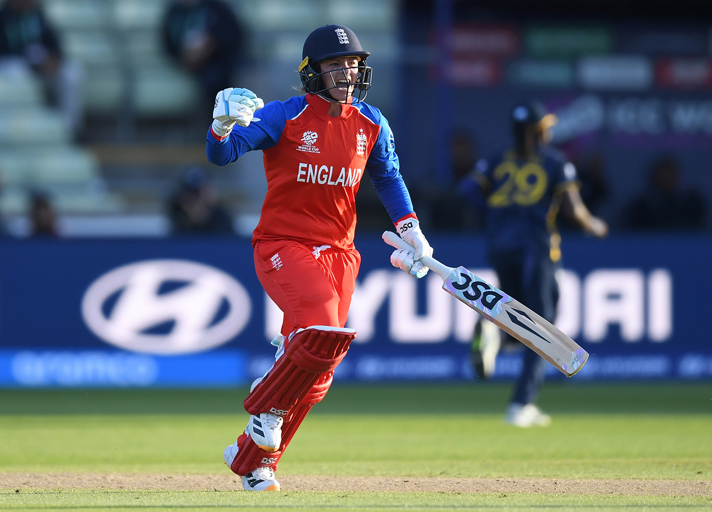 England Secures Tournament Opener Victory with Wyatt-Hodge Century
