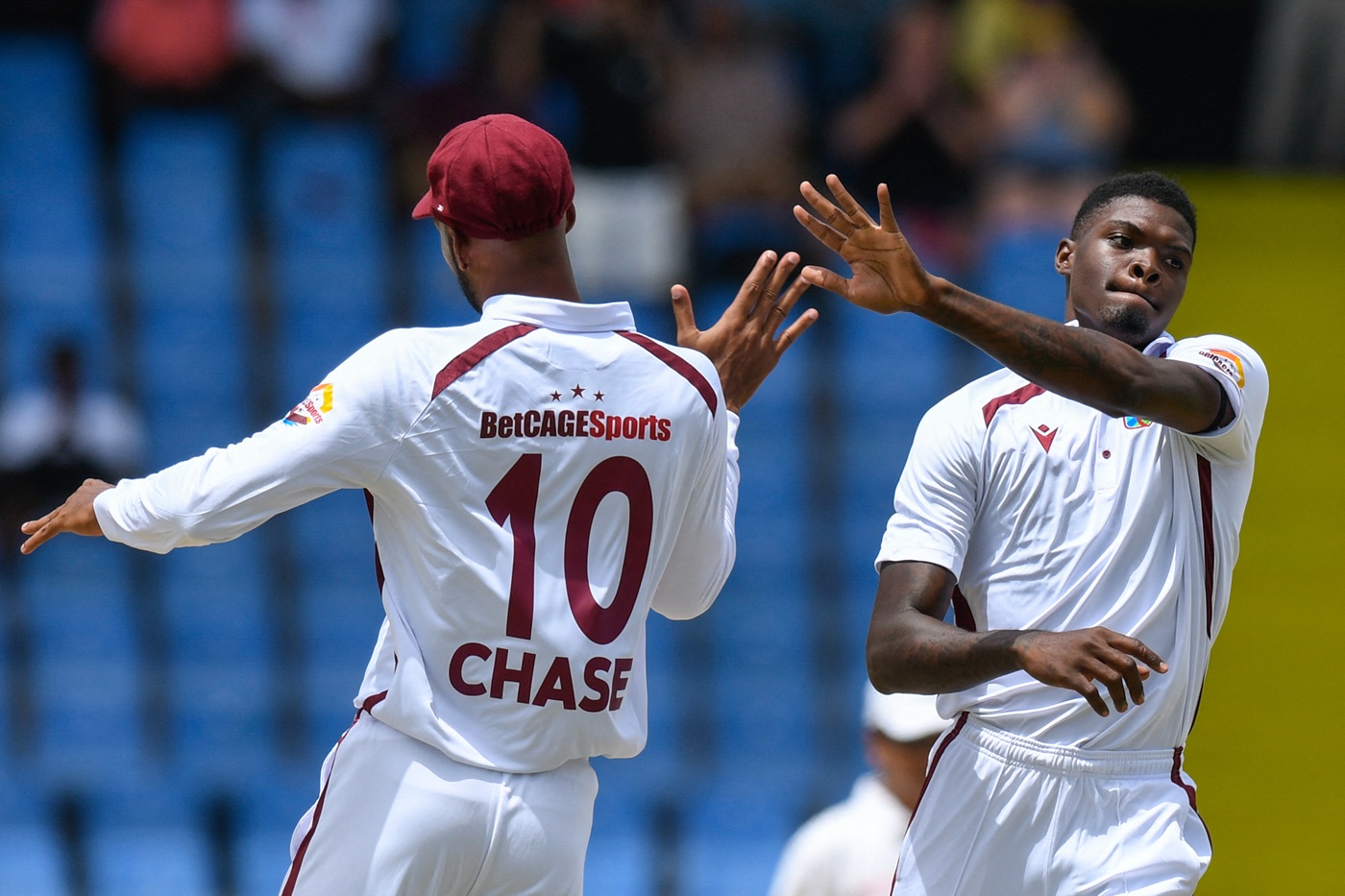 Sri Lanka steady after Alzarri Joseph's double