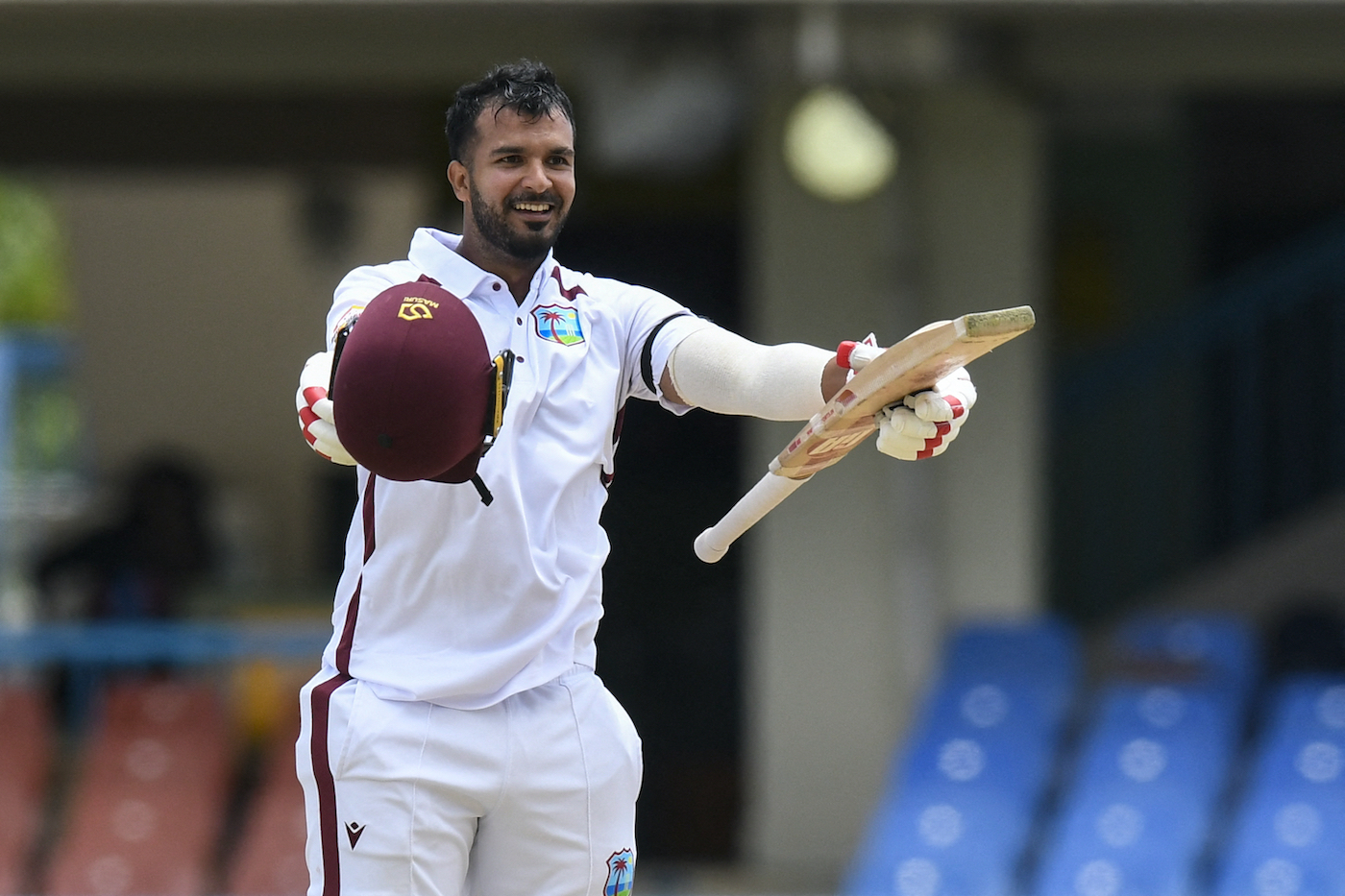 Jangoo hundred, Chase fifty strengthen West Indies' position