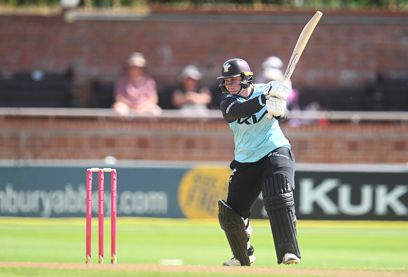 Bryony Smith leads charge before Surrey sneak home in two-wicket win