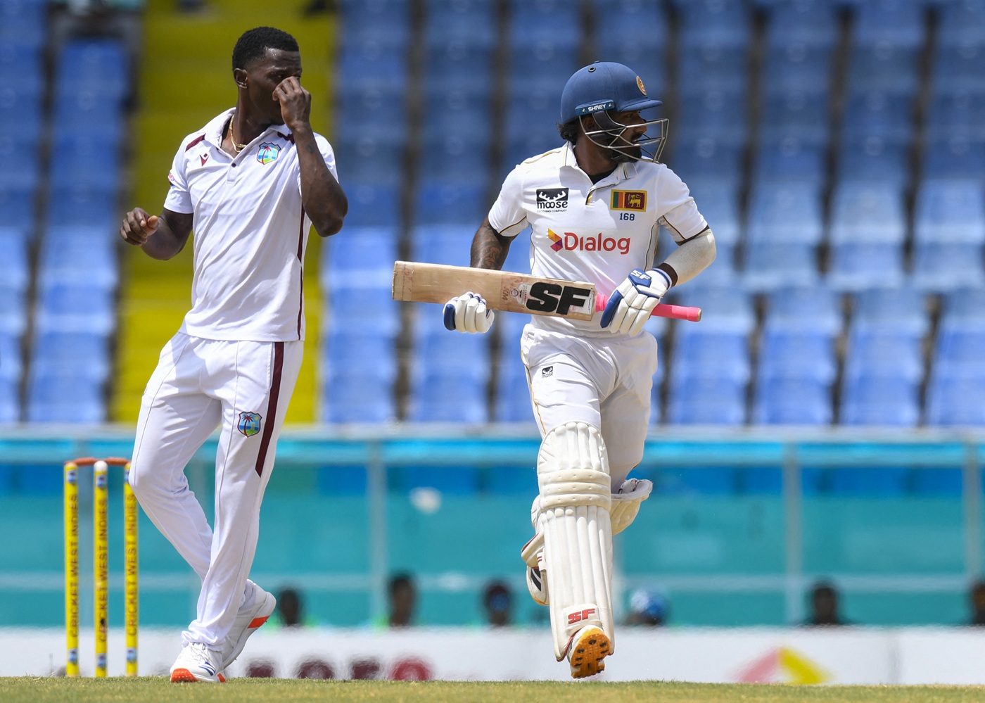 Udara maiden Test fifty steadies SL after Shamar strikes twice