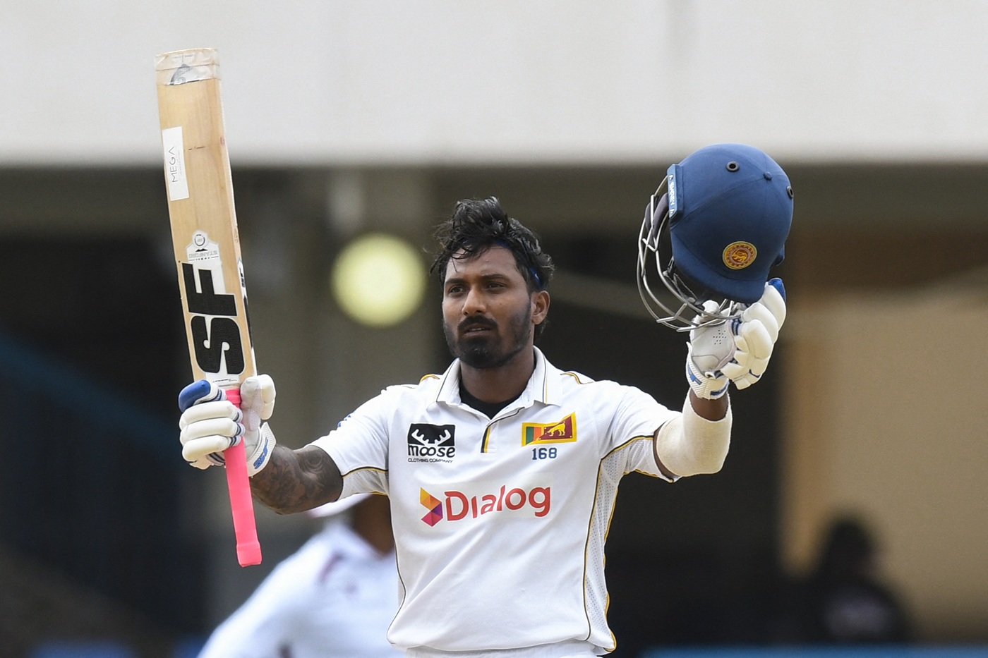 Udara century, Kamindu fifty put SL on top on day one against WI