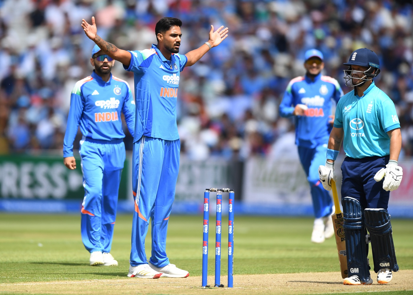 India's quicks and Axar restrict England to 258