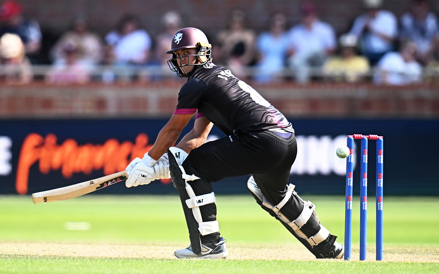 Thomas drives Somerset as van Buuren fights in vain