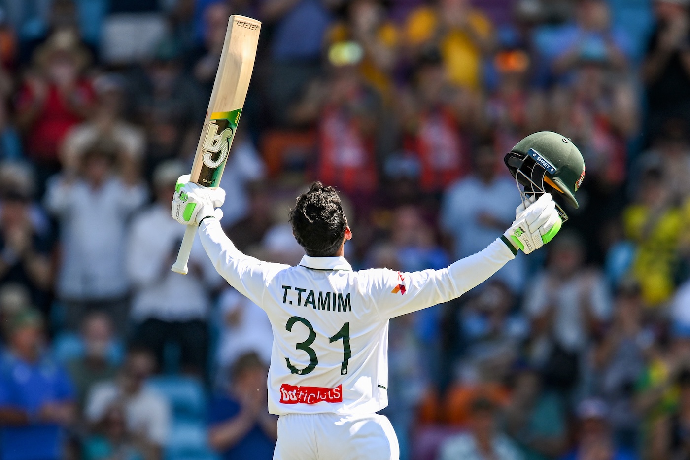Tanzid's maiden century, Shanto's unbeaten fifty extend Bangladesh's dominance