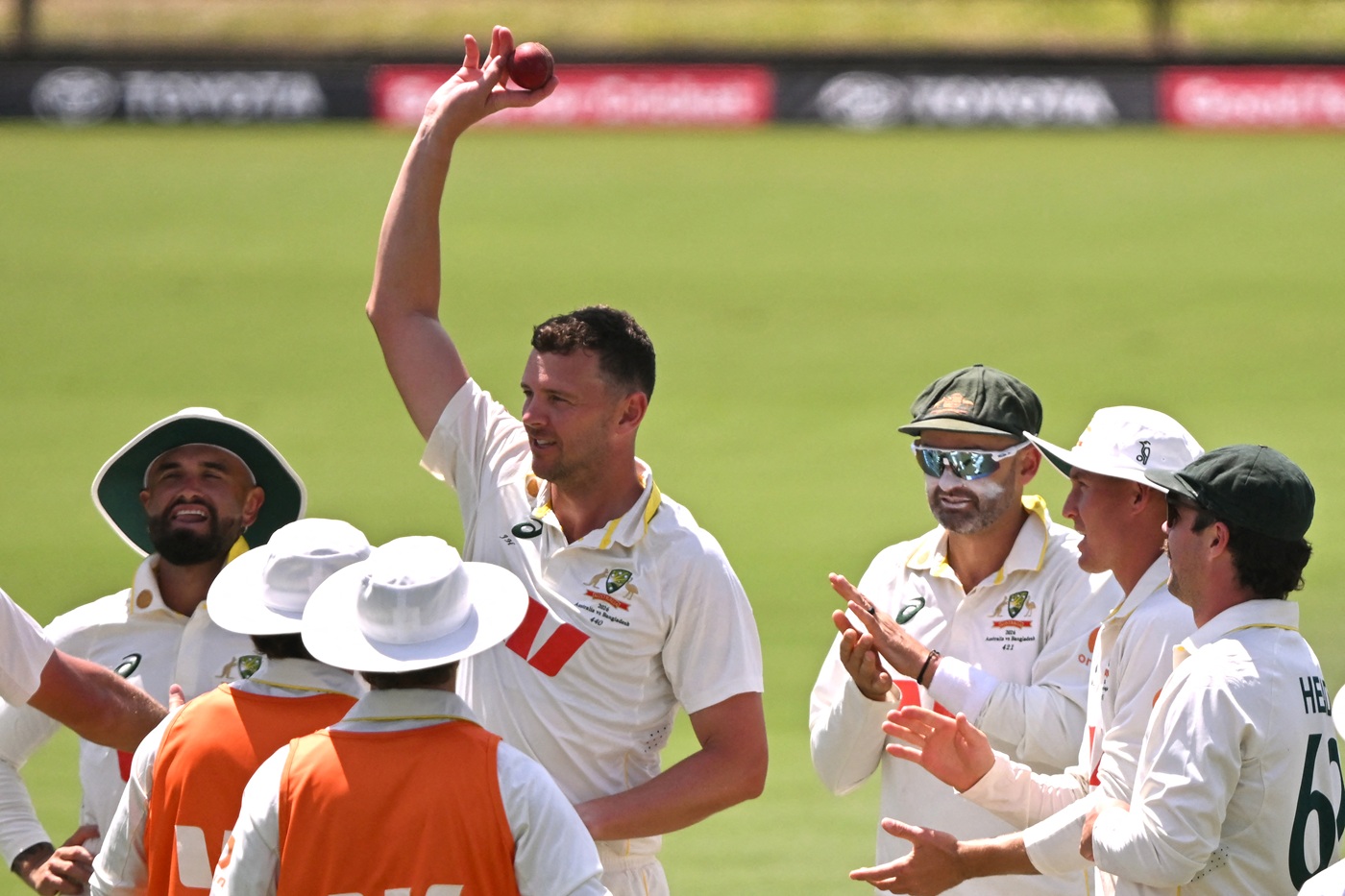 Hazlewood becomes ninth Australian to take 300 Test wickets