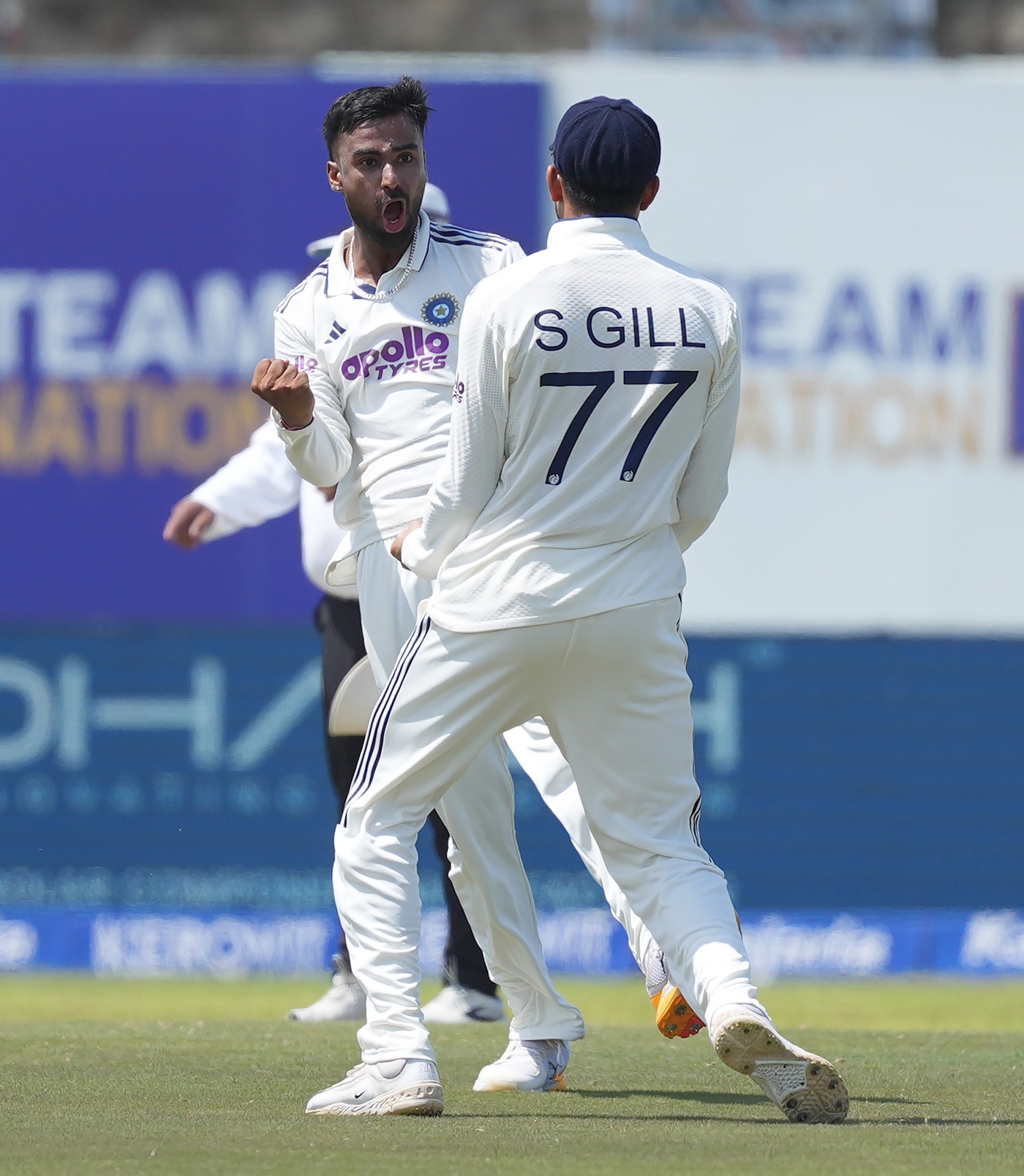 Suthar, Jadeja share seven to hand India 178 lead despite Dinusha 100