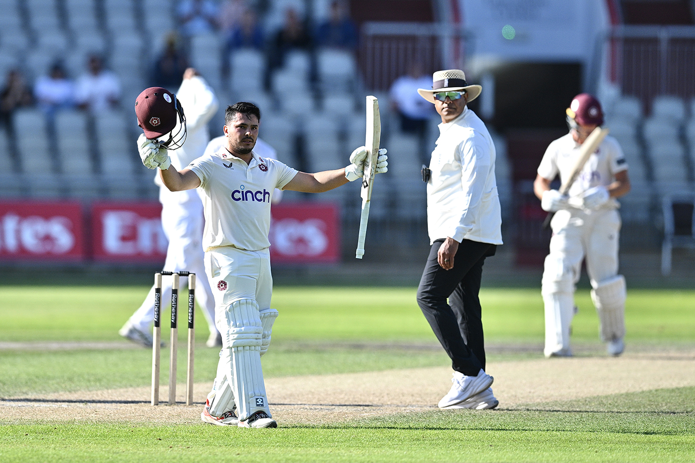 Northants close in as Vaconcelos ton cements dominance