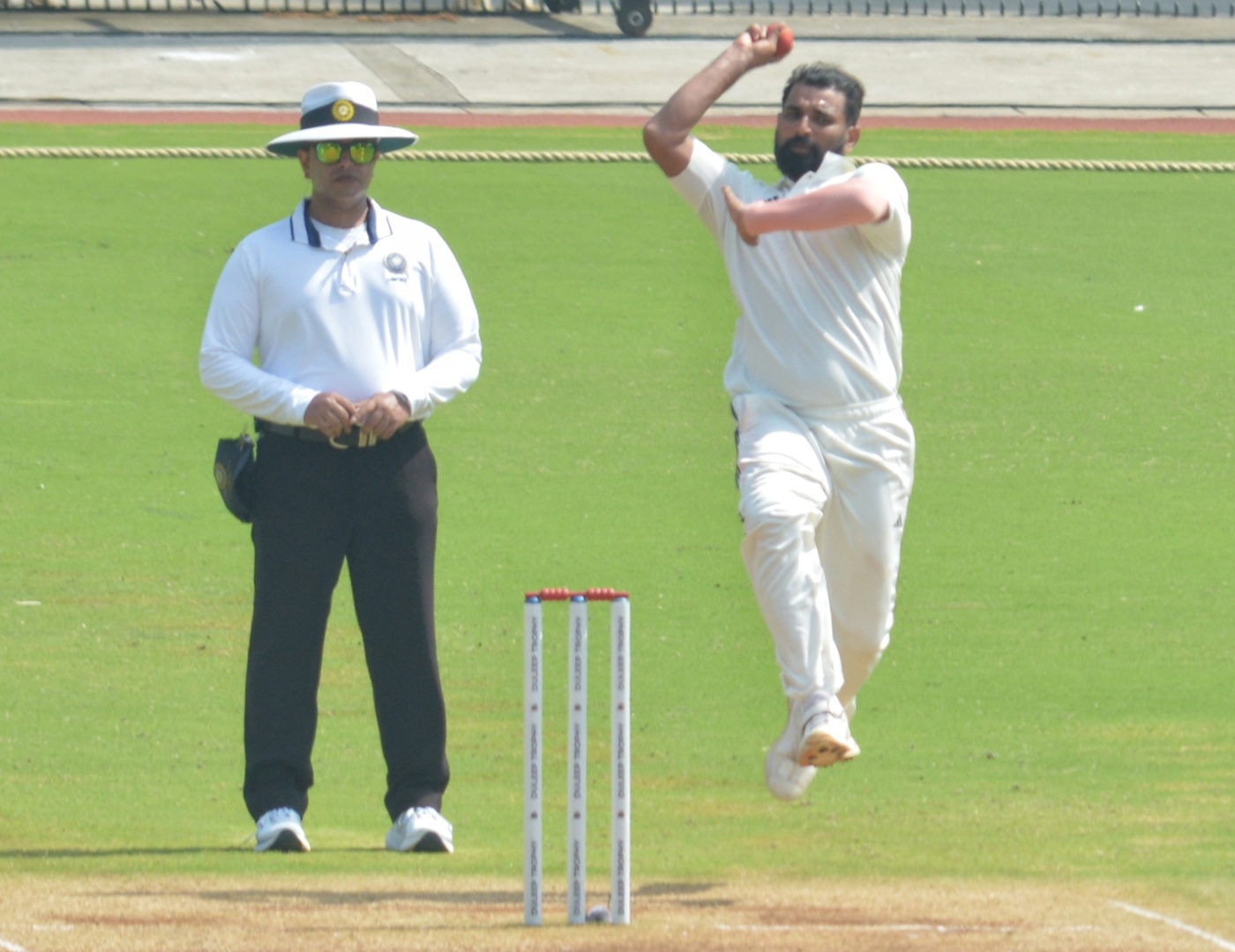 Tilak fights but Shami and Mukesh help East Zone strengthen hold over South Zone